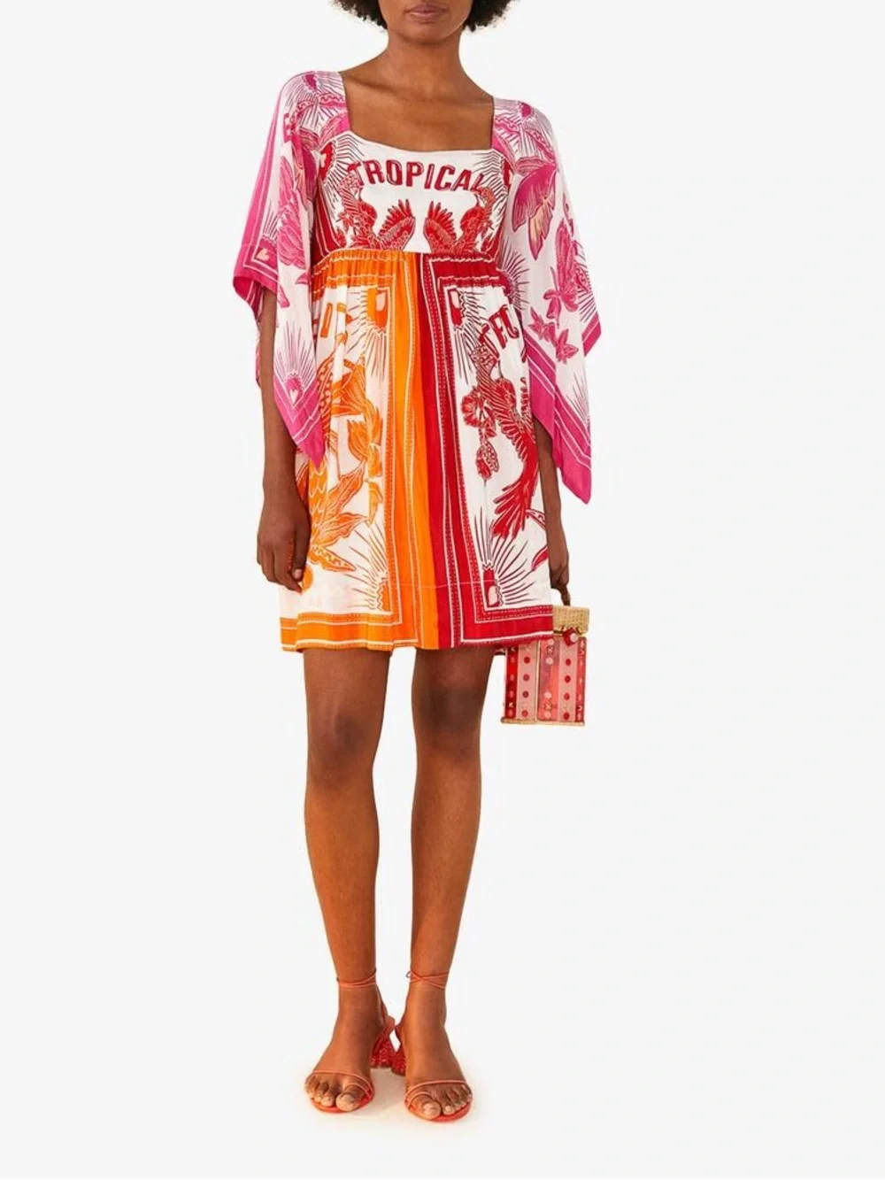 Farm Rio: Tropical dream mini dress - Picture 4 of 13